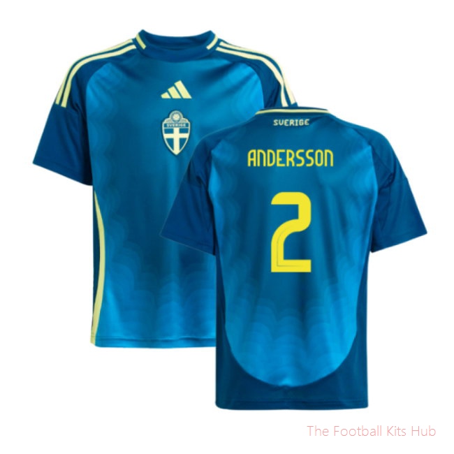 2025-2026 Sweden Womens Away Shirt (Kids) (Andersson 2)