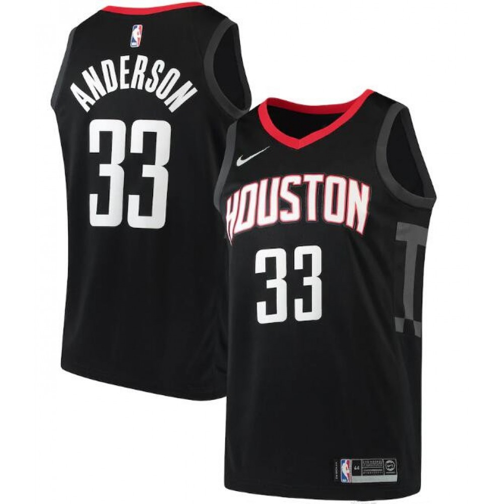 Official Houston Rockets 33 Black Jersey - - Game Day Essential