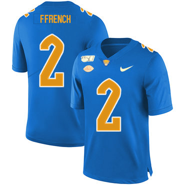 Men's None Blue 2024 game jersey Maurice Ffrench #2 replica Jersey