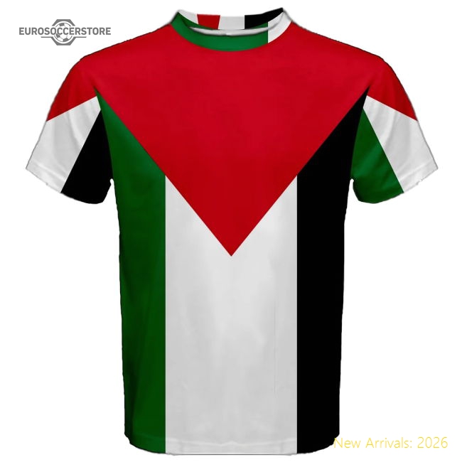 Palestine Flag 20242025 Regular Durable Jersey Sleek Athletic