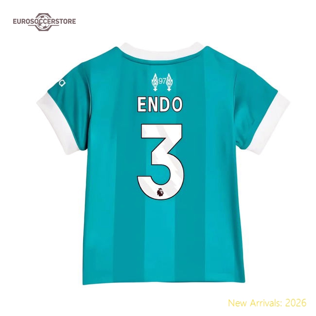 2025-2026 Liverpool Mini Kid-approved Jersey Endo Climacool