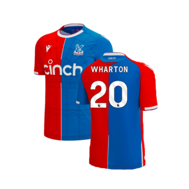 2023-2024 Crystal Palace Home Shirt (Wharton 20) | Discounted