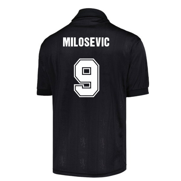 [WSG] Aston Villa Out Retro Shirt Black Apparel 1996 (Milosevic 9)
