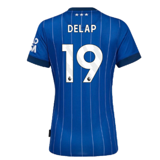 Committed Ipswich Ipswich Town Home Shirt Womens Delap #19 Ultra C...