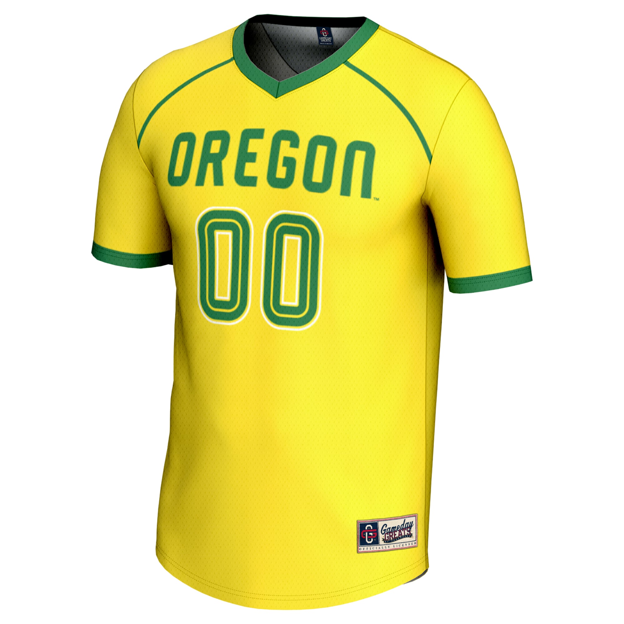 Oregon Ducks GameDay Greats Youth Women's Lacrosse NIL Lightweight Jersey - Yellow