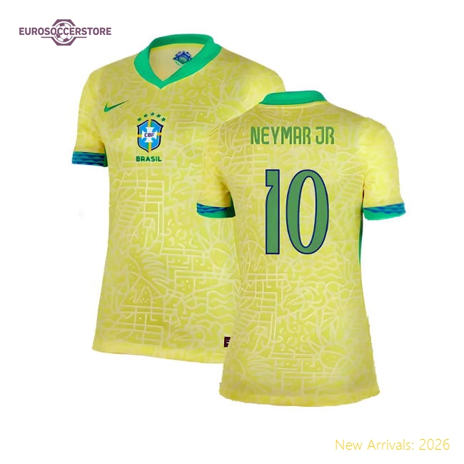 2024-2025 Football Team Womens Neymar Jr Jersey Performance Fabric