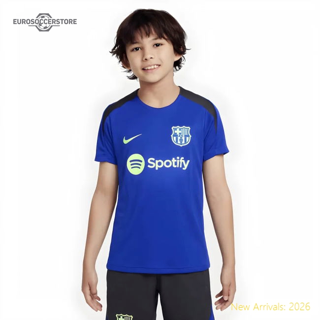 2024-2025 Barcelona Third Training Shirt (Blue) - Kids