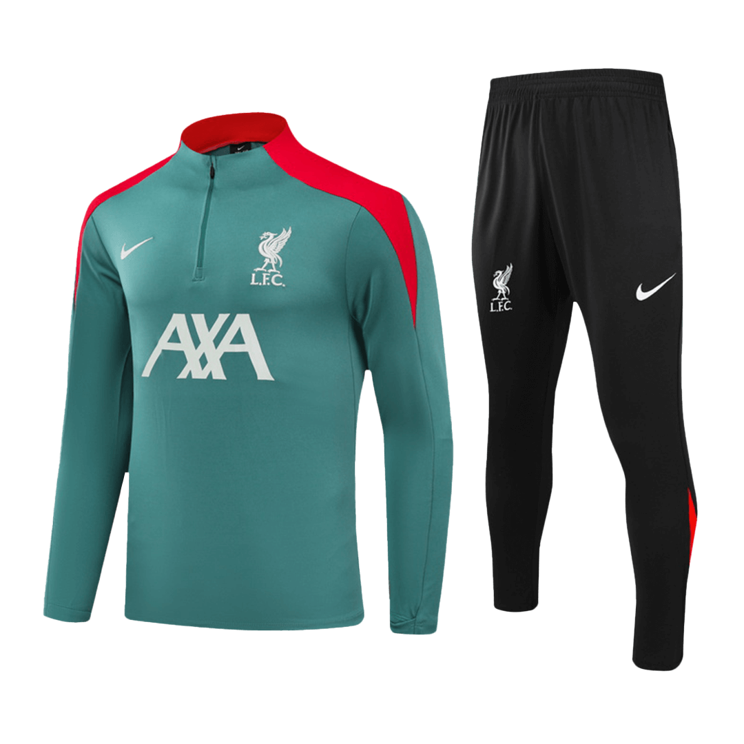 Liverpool Zipper Sweatshirt Kit(Top+Pants) 2024/25 Authentic Kit