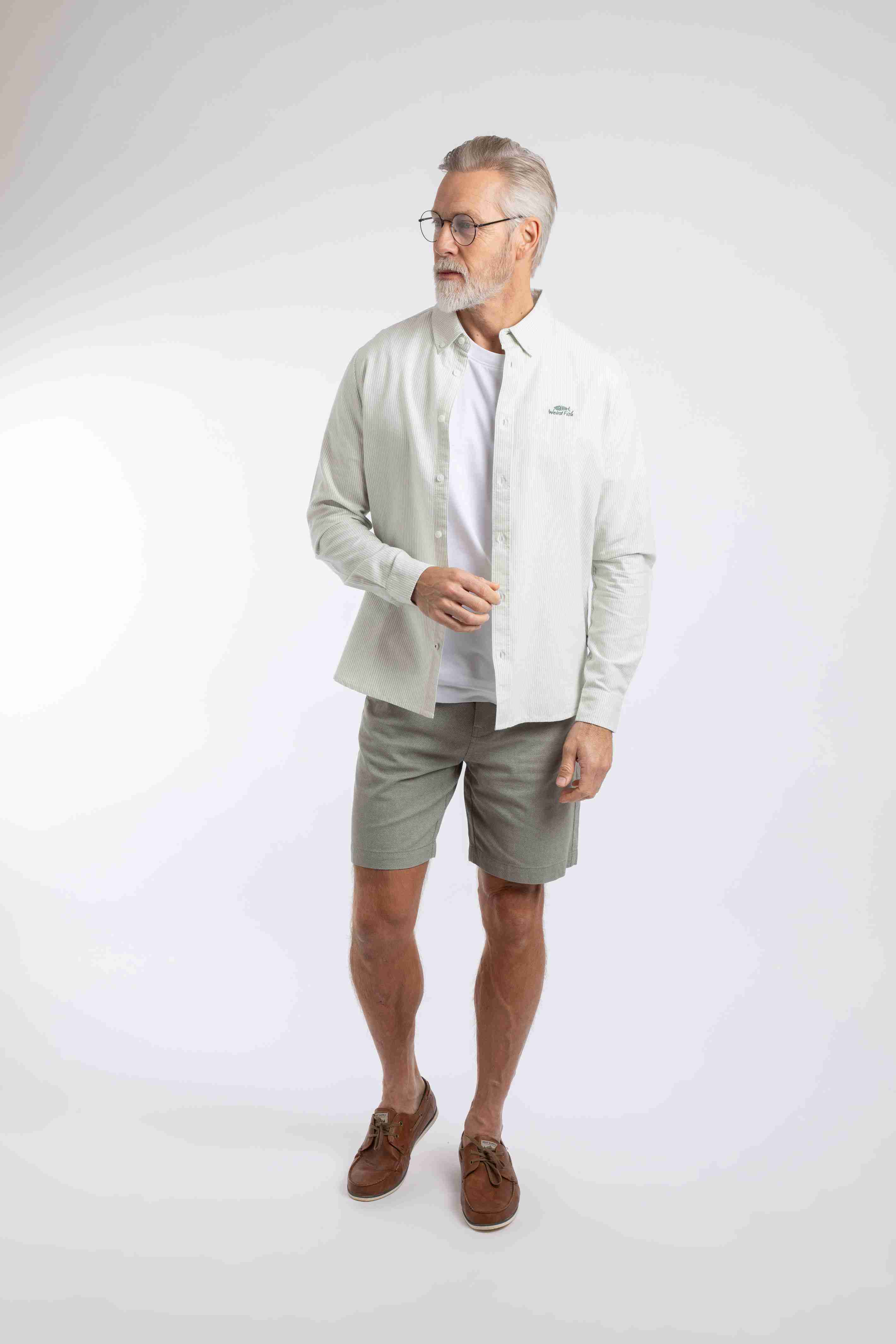 Benedict Button Down Oxford Shirt Laurel Green