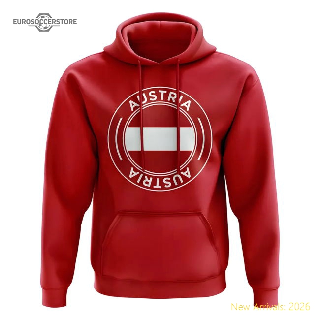 Durable Austria 2024-2025 Official Regular Hoodie Slim Movement