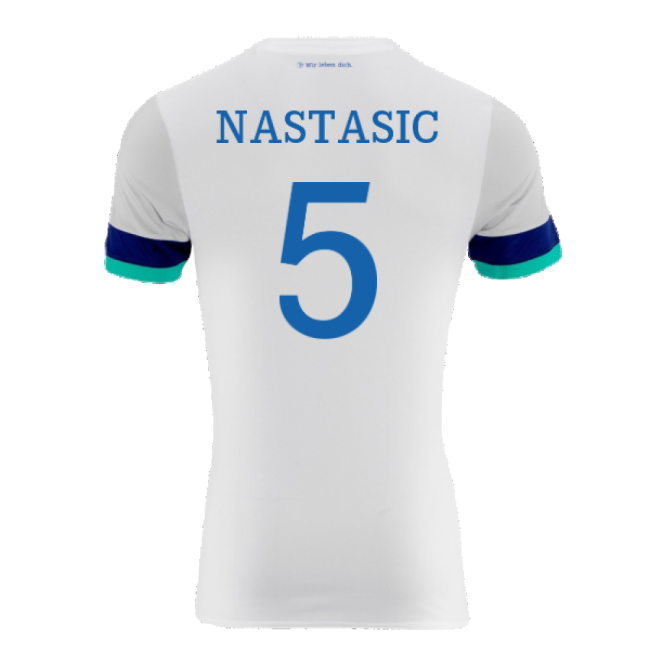 Premium Quality Official Football Away Shirt Mint L Nastasic #5 La...