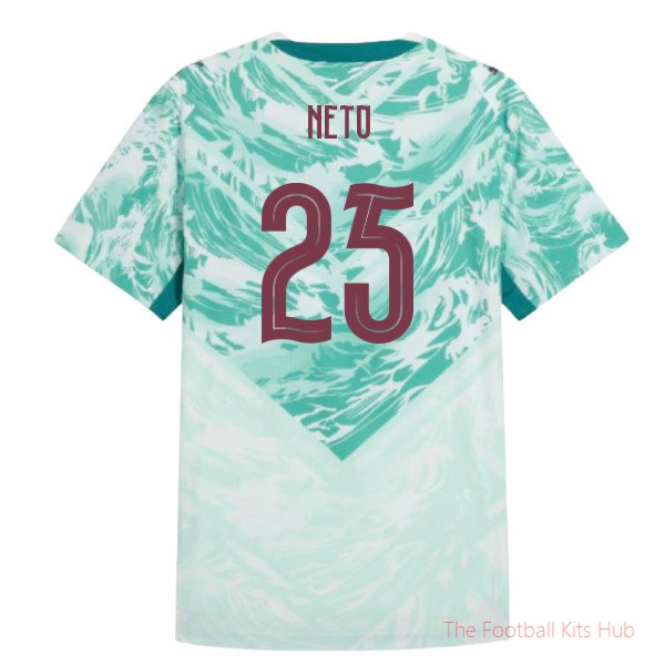 2026-2027 Portugal Authentic Away Shirt (Neto 25)