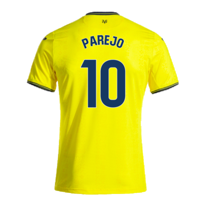 2024-2025 Villarreal Home Elegant Football Shirt (Parejo 10)