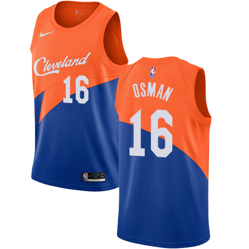 Blue Nike Cleveland Cavaliers #16 Jersey - High-Quality Polyester