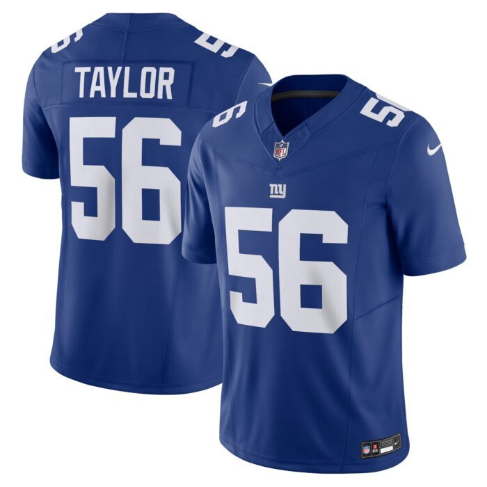 Men's New York Giants Lawrence Taylor Nike Royal Vapor F.U...