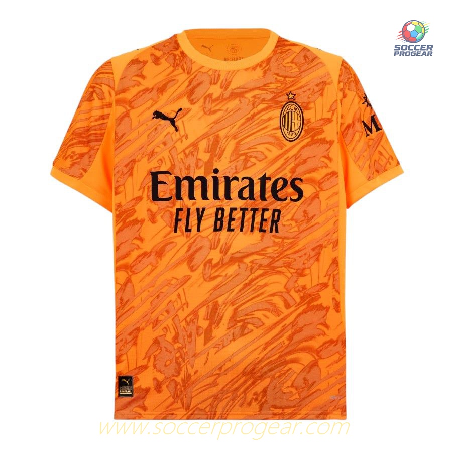 AC Milan Children Away Goalkeeper Football Jersey 2025-26 Edition