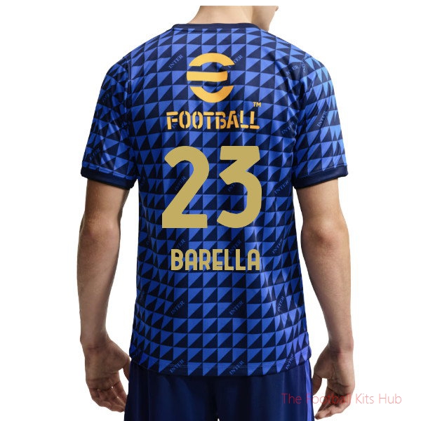 Inter Milan 2026 2027 Pre Match Shirt (Blue) (Barella 23)