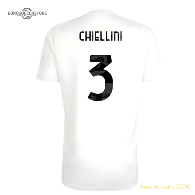 2025-2026 Bianconeri Training Tee (white) (chiellini 3)