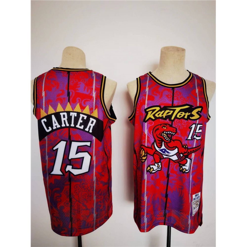 Retro Men's Toronto Raptors #15 Vince None Basketball Jersey