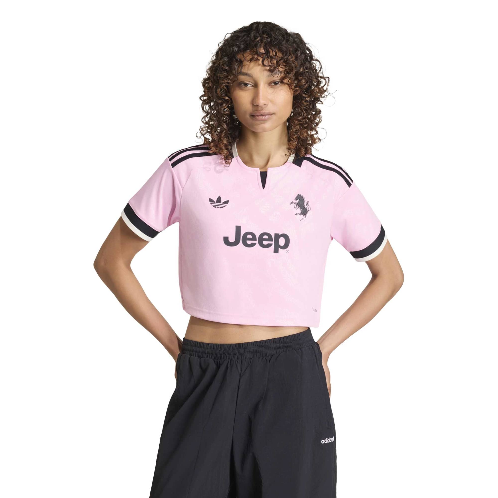 [SJH] Juventus Women's 2026/27 Away Cropped Replica Jersey - Pink