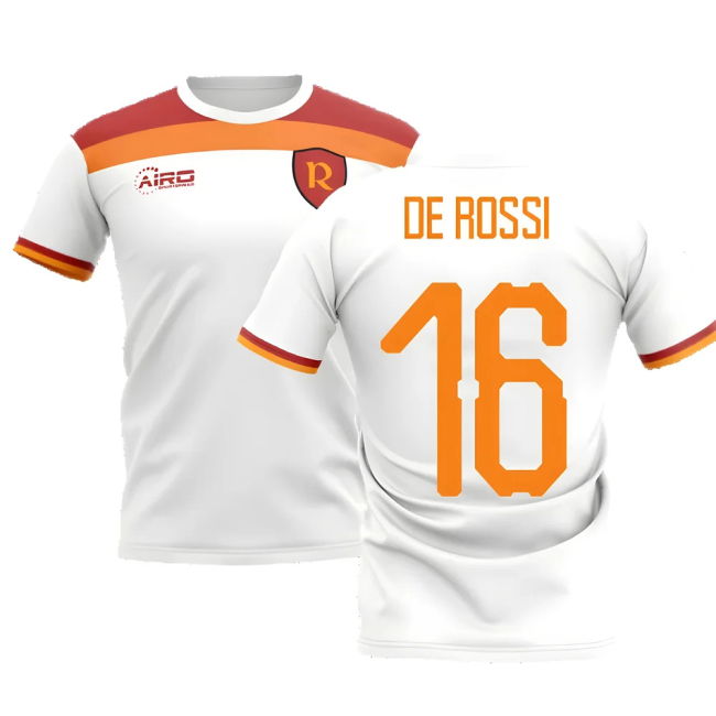 World 2025-2026 Roma Away Concept Football Shirt (De Rossi 16)