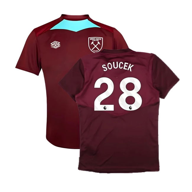 West Ham Training Jersey official style Shirt 2024-2025 (Children