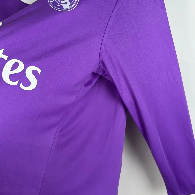 2016-2017 Real Madrid Long Sleeve Jersey retro kit