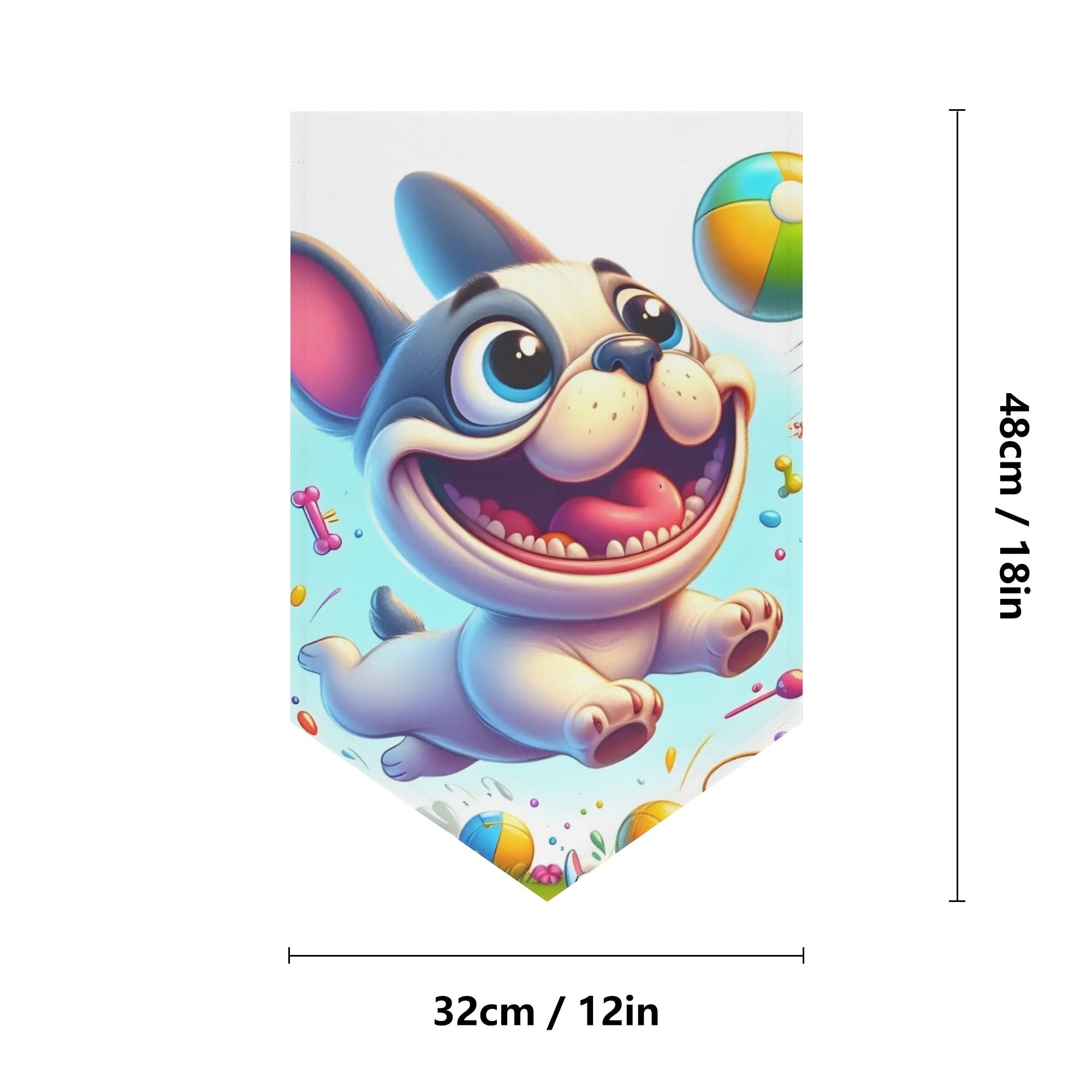 Olive - French Bulldog Garden Flag Banner Indoor Use | Vet-recommended