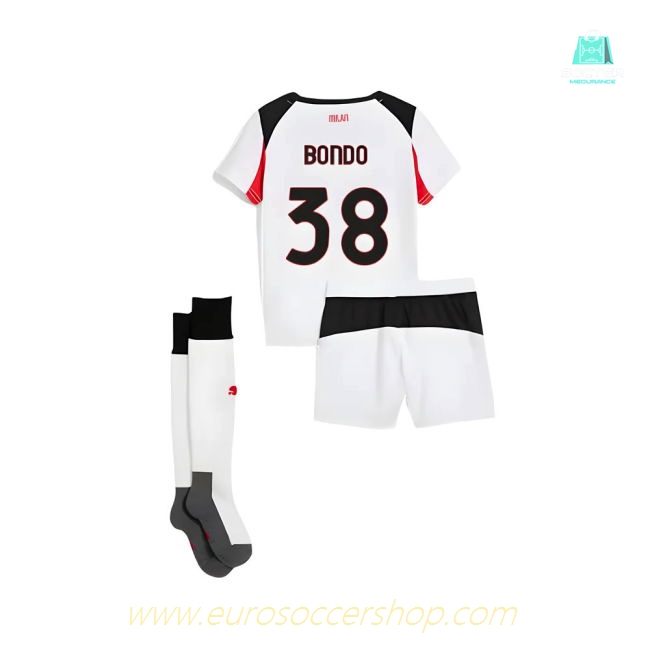 2025-2026 AC Milan Away Mini Kit (Bondo 38)
