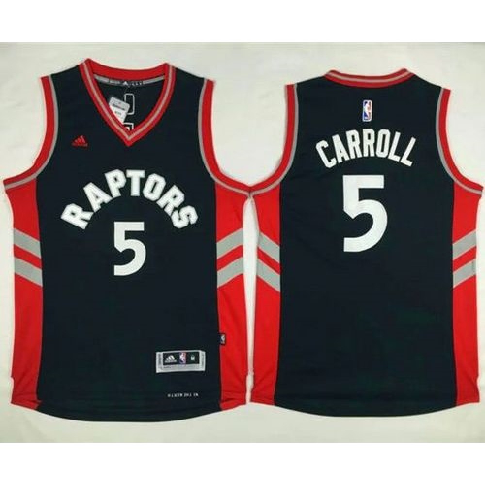 Game Day Authentic Men's Raptors #5 DeMarre Black Basketball Jersey