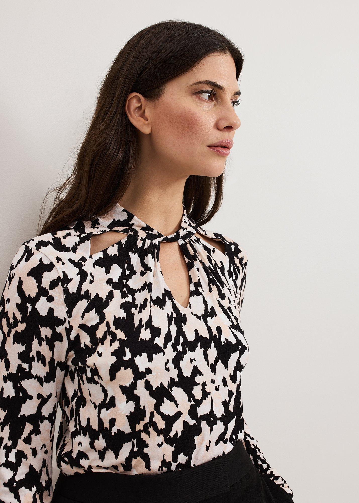 Mollie Abstract Printed Top
