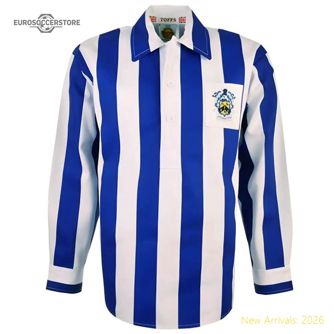 Premium Huddersfield Town 1950s Retro Football Shirt - Match Day Jersey