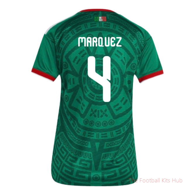 2026-2027 Mexico Home Shirt (Womens) (Marquez 4)