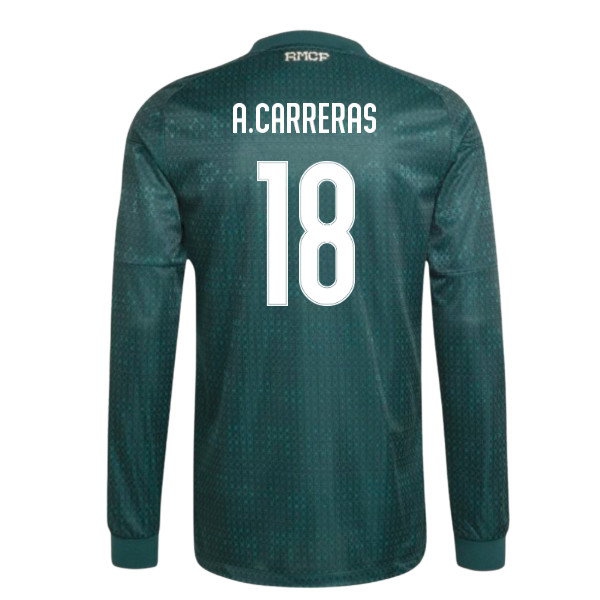 [DDJ] 2026 2027 Real Madrid Long Sleeve Shirt Away Authentic Uniform (A.Carreras 18)
