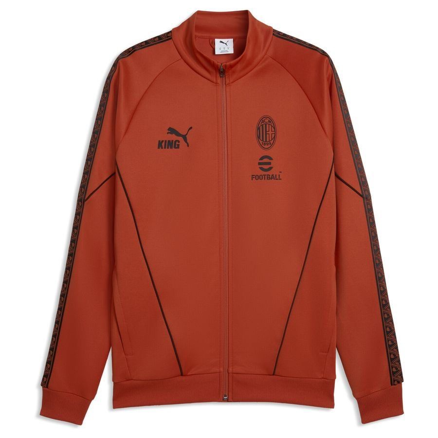 Milan Track Jacket King Anthem - Red Fire/PUMA Black
