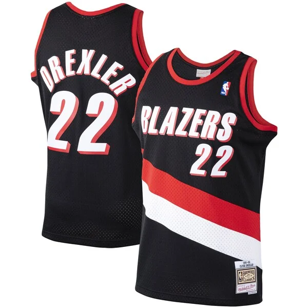 Authentic Clyde Drexler POR Swingman Jersey - Cost-Effective
