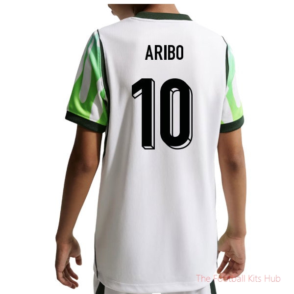 Nigeria 2026-2027 Away Shirt Aribo #10 Match Jersey Football Kit
