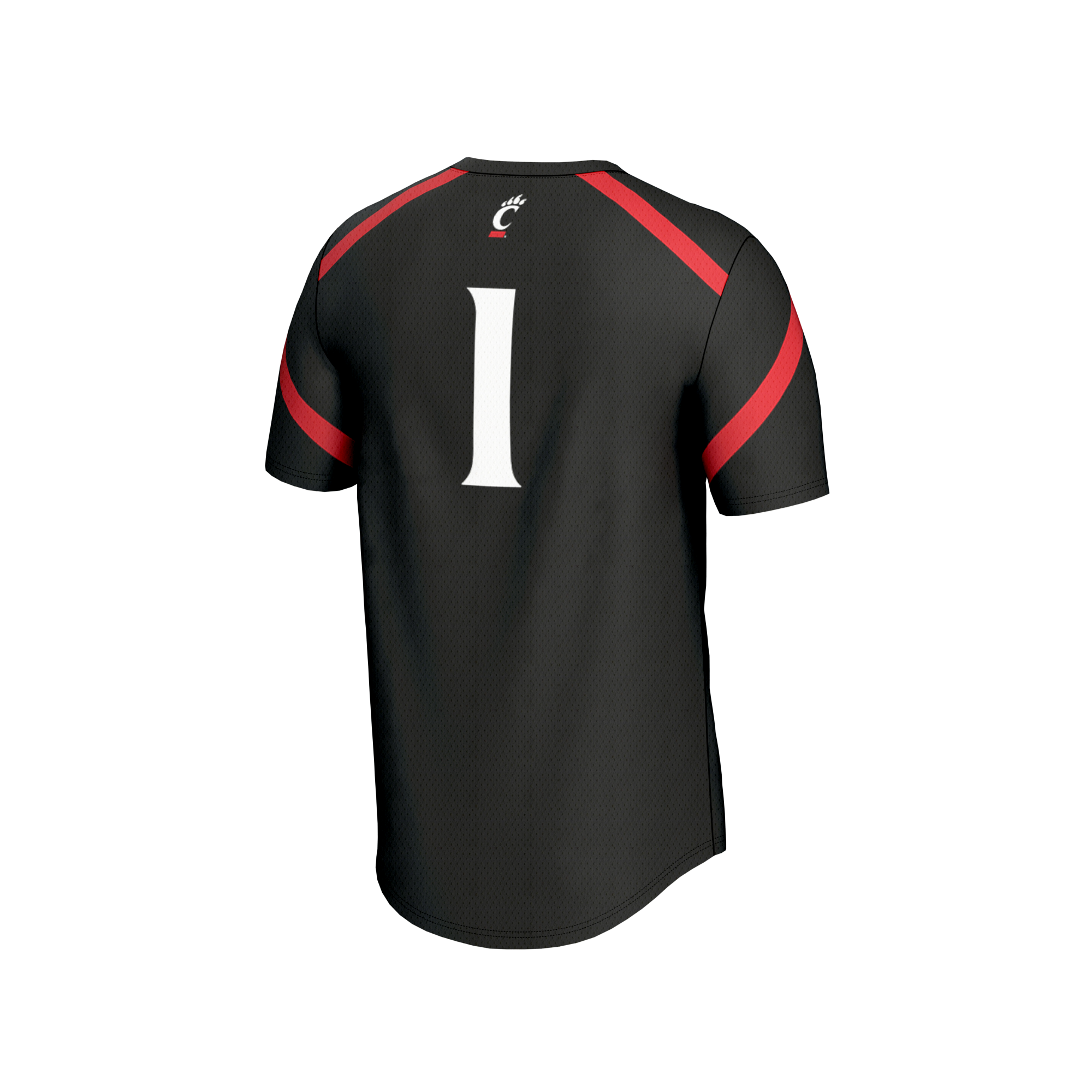 [NJP] Cincinnati Bearcats GameDay Greats Unisex Lacrosse Fashion Jersey - Black