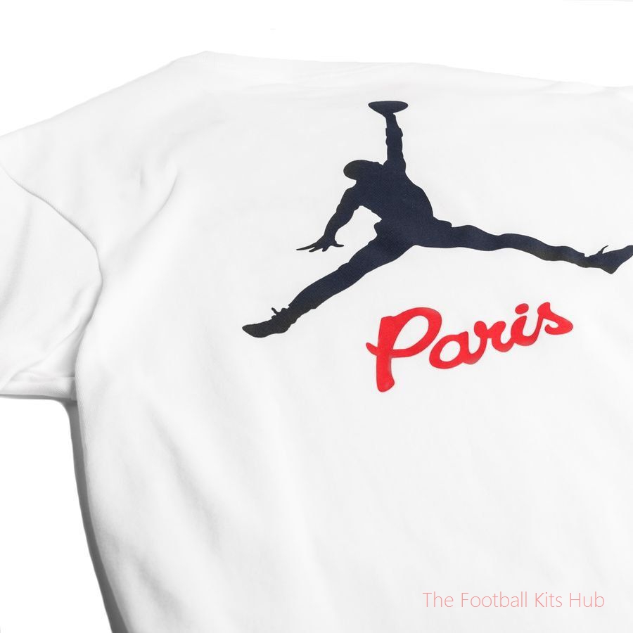Paris Saint Germain T-Shirt Logo Jordan x PSG - White