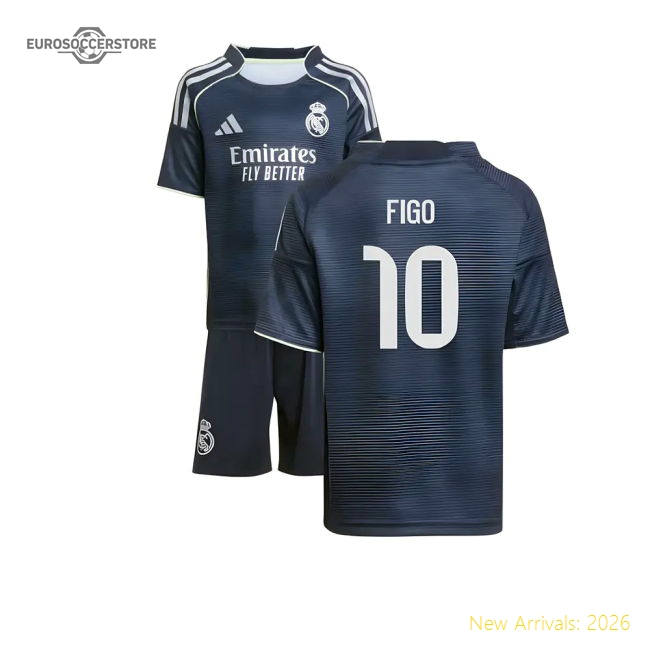 Performance 2025-2026 Real Madrid Away Mini Kit (Figo 10)