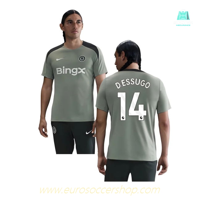 2025-2026 Chelsea Strike Training Shirt (Jade Green) (D.Essugo 14)