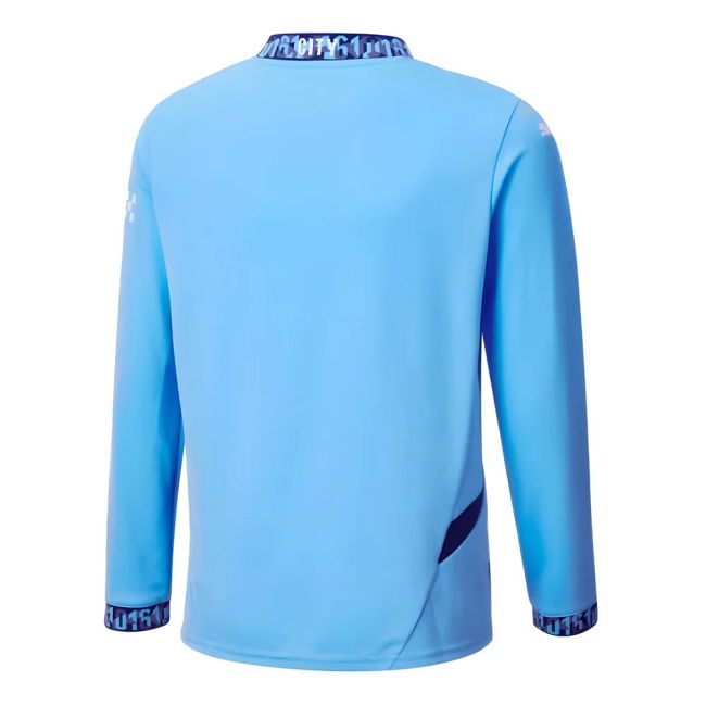 Great Deal Man City Rodrigo 16 2024-2025 Man City Home Long Sleeve ...