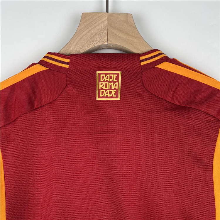 Kids AS Roma 2324 Home Kit ShirtShorts - Official Replica 18780