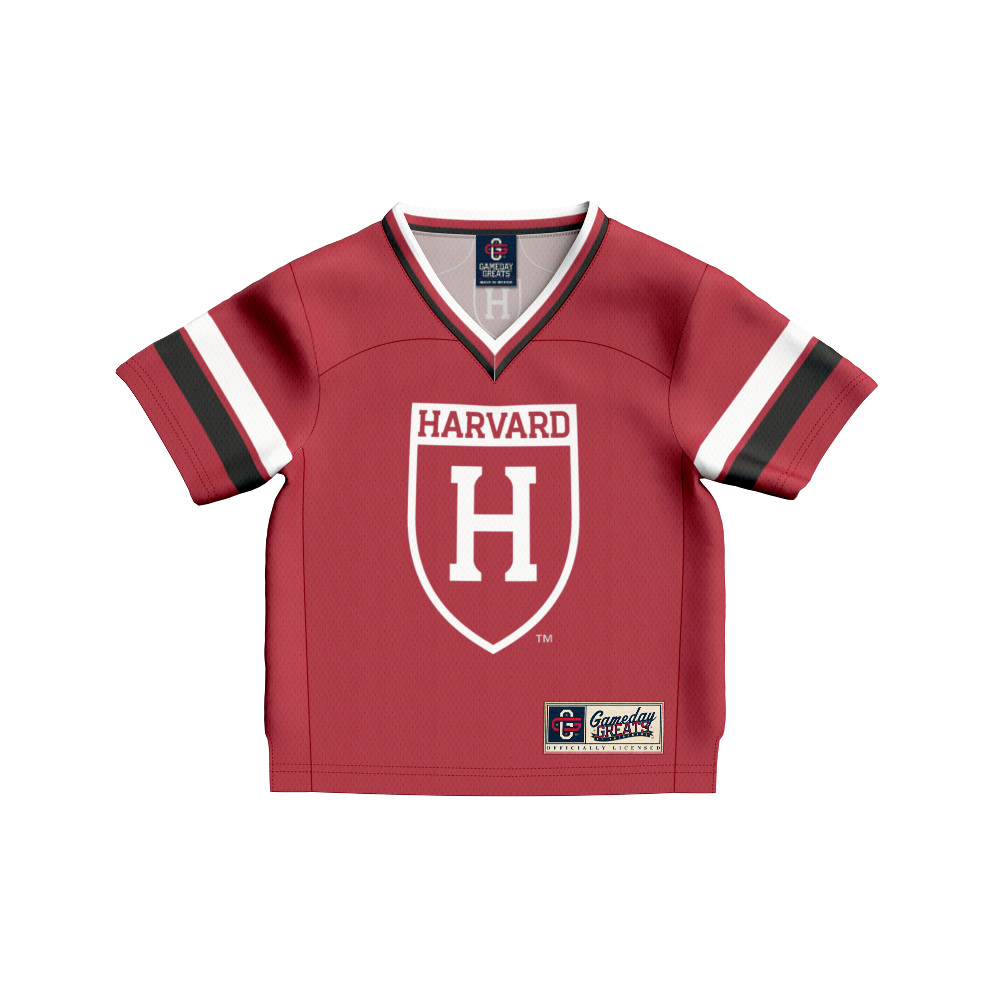 #1 Harvard Crimson GameDay Greats Infant Lightweight Collegiate Football Fashion 26/27 Football Jersey - Crimson