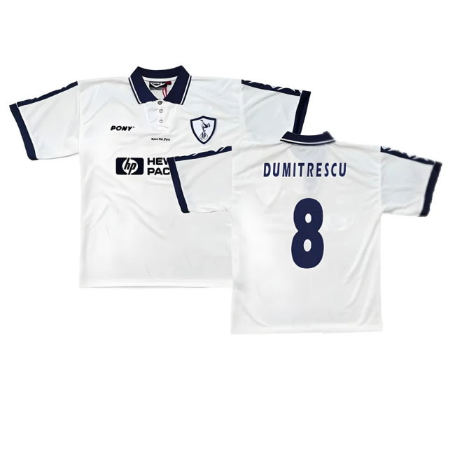 Supporter Spurs Tottenham Home Pony Shirt Dumitrescu #8 Superior C...