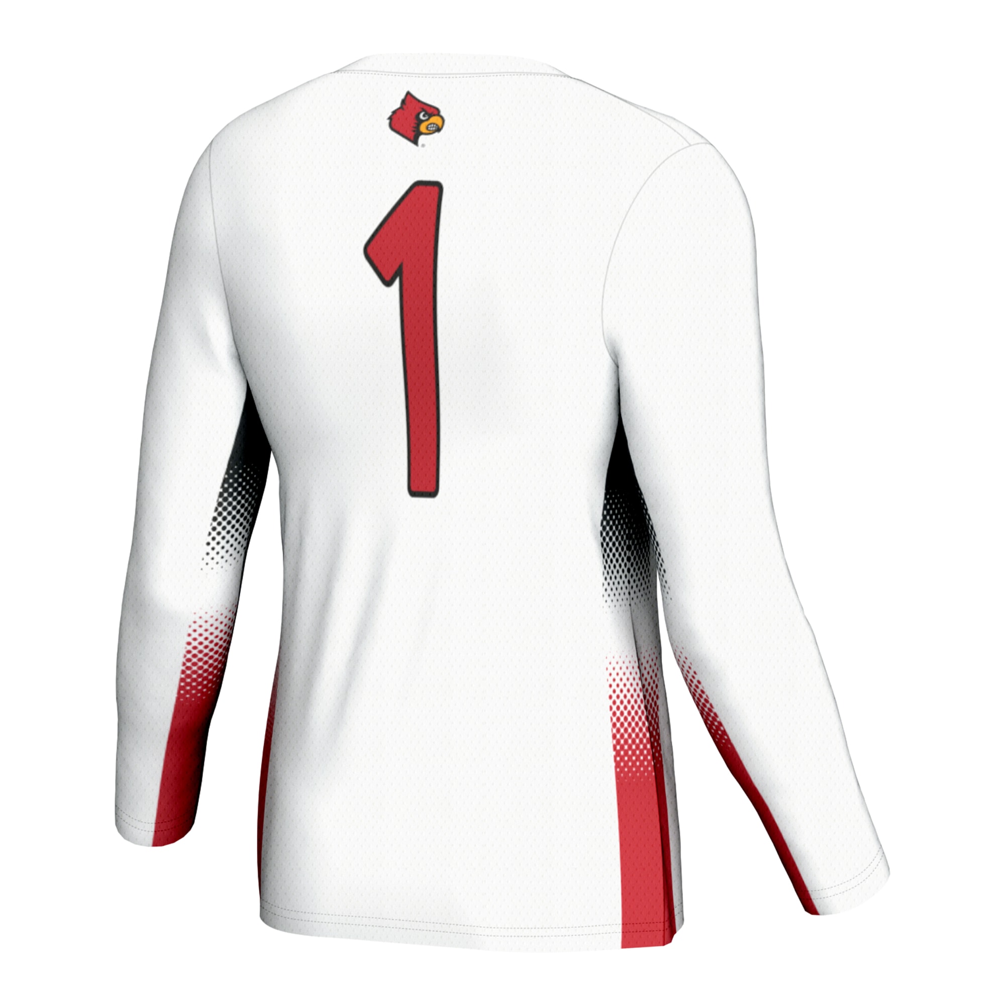 [NJP] Louisville Cardinals GameDay Greats Youth Lightweight Women's Volleyball Jersey - White
