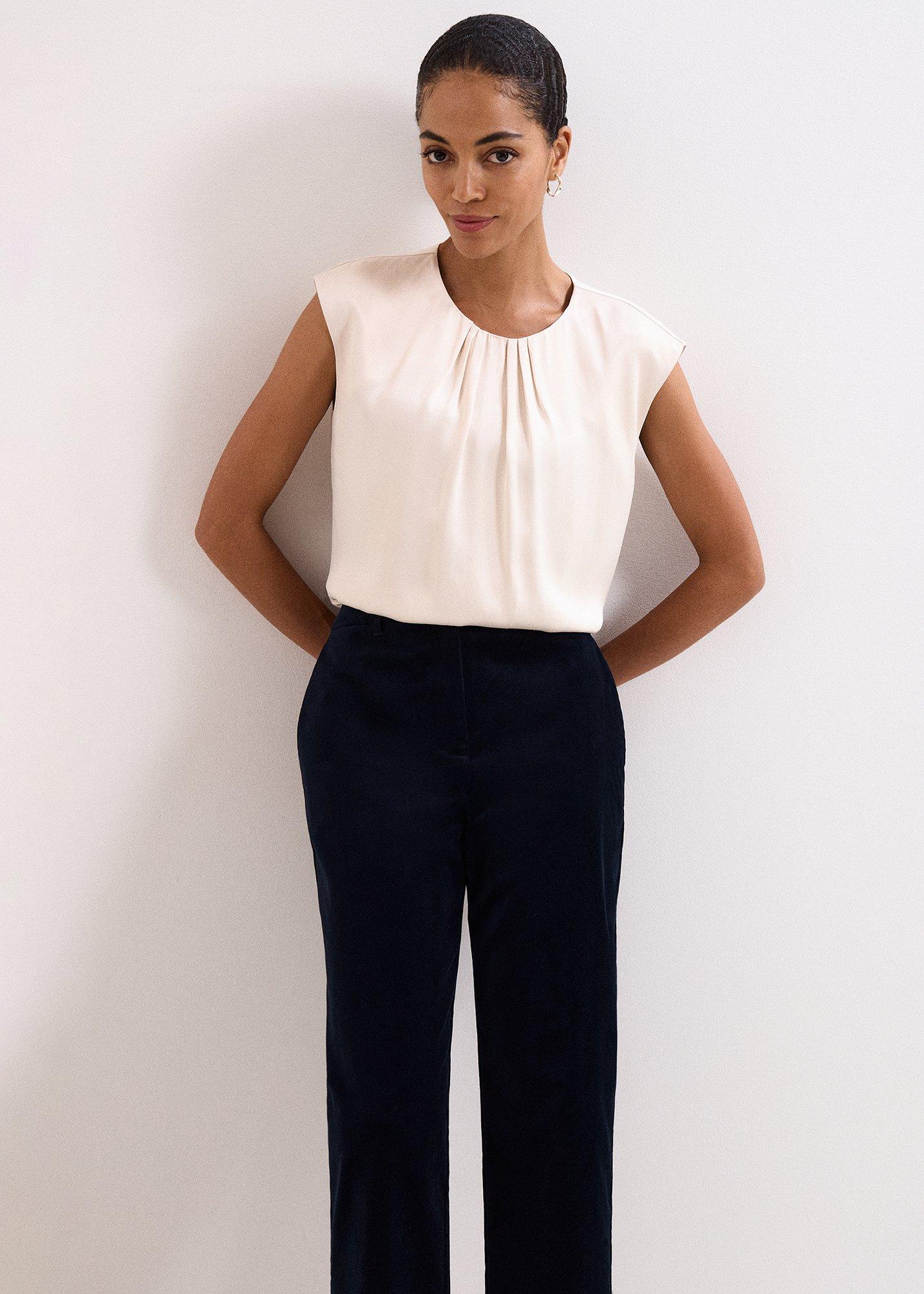 Lyra Navy Trousers
