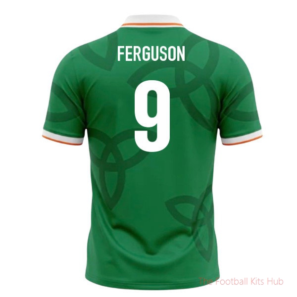 UMBRO Ireland World Cup 26 Football Shirt (Ferguson 9)