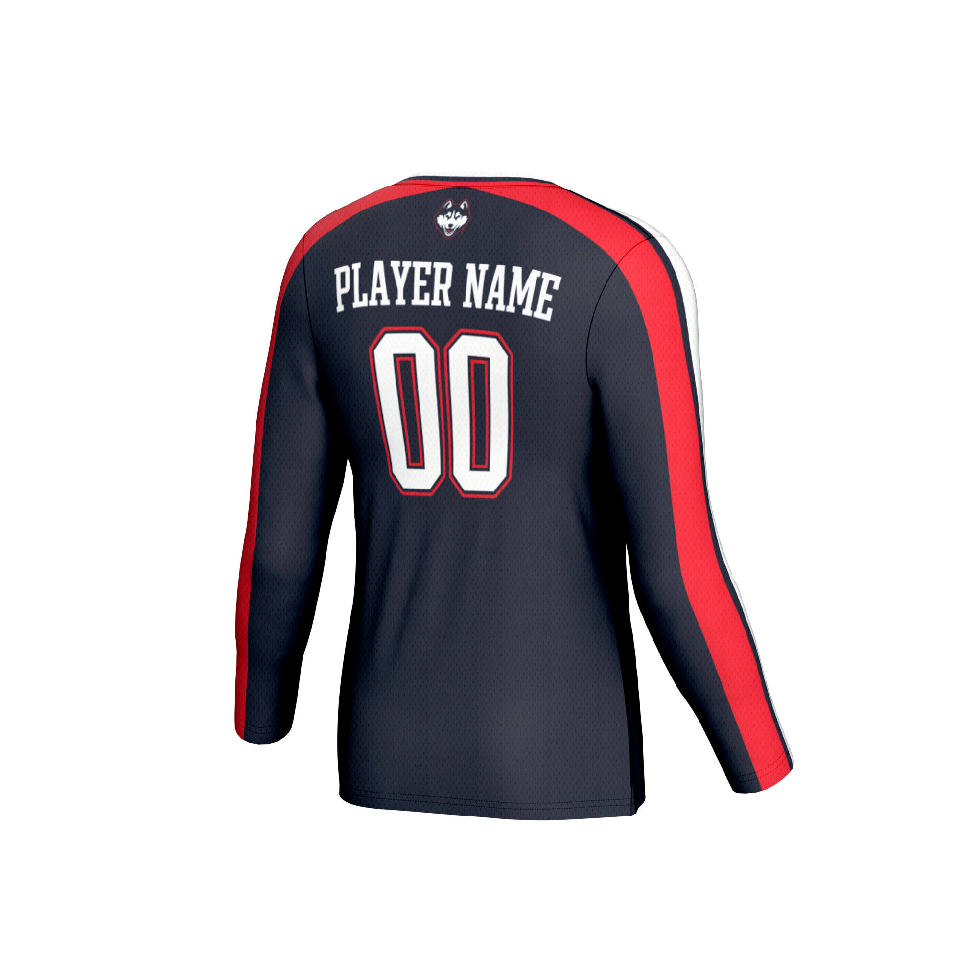 [NJP] UConn Huskies GameDay Greats Unisex NIL Pick-A-Player Lightweight Collegiate Volleyball Fashion Jersey - Navy