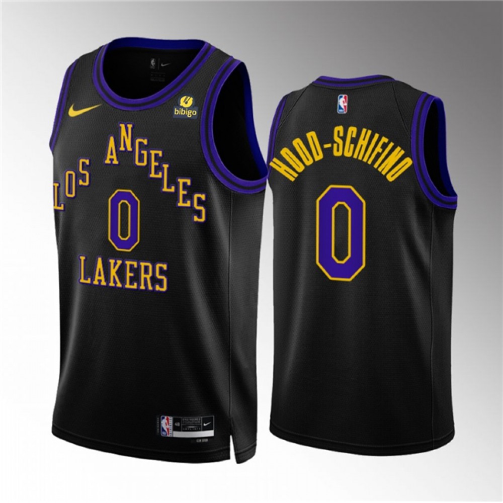 Game Day Classic Men's Lakers #0 Jalen Black Basketball Jersey